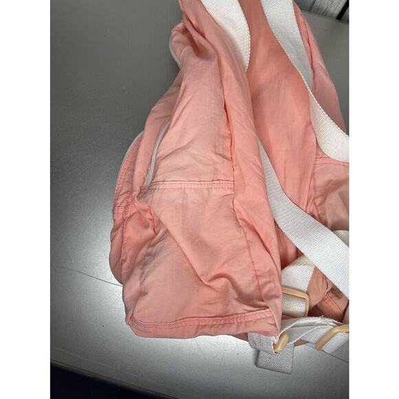 Vintage Roxy Y2K Surfing Distressed Pink Coral Lightweight Backpack Bag - Picture 6 of 10